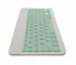 Alphabetec Slim small wireless keyboard portable design, low noise keys